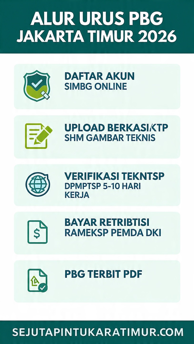 ALUR URUS PBG JAKARTA TIMUR 2026